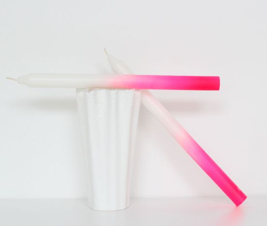 Neon candles tutorial