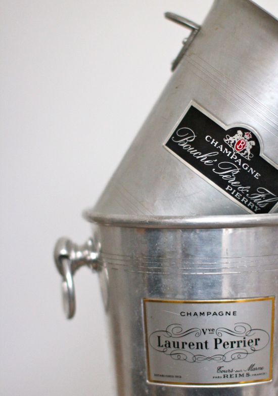 old champagne buckets